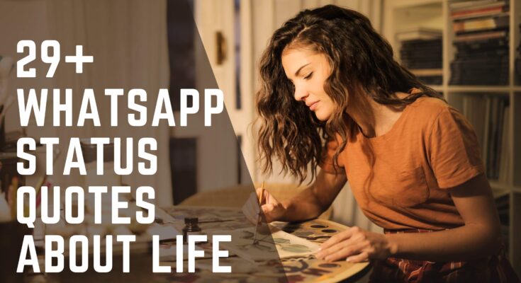 29+ Whatsapp status quotes about life